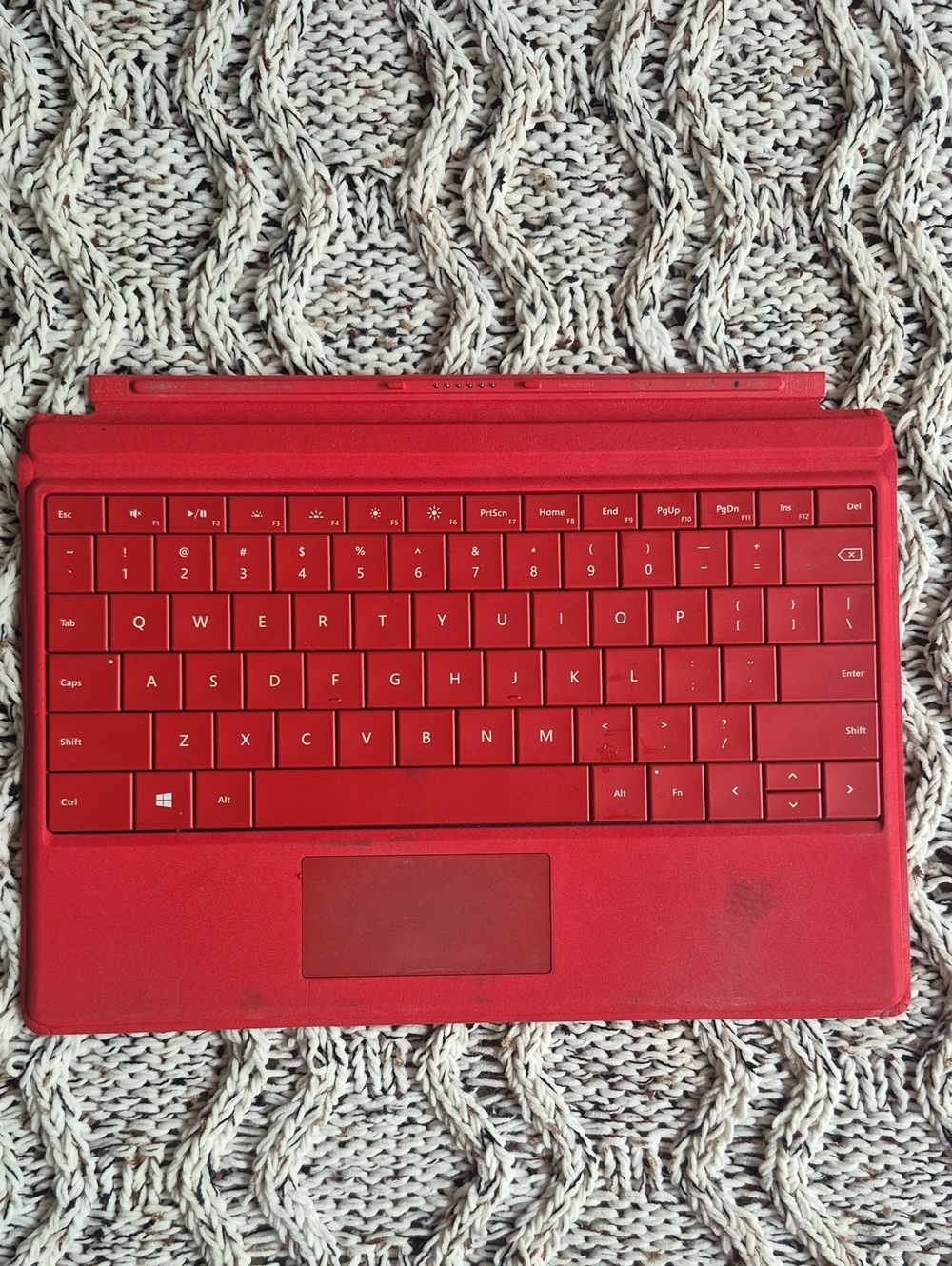 Microsoft 🖤 Red Magnetic Bluetooth Suface 3 Tablet Keyboard